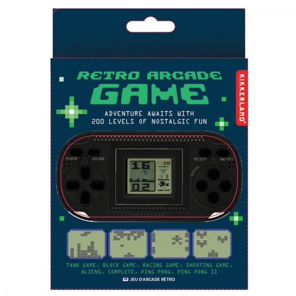 Mini retro arkadspel - Kikkerland - Svart -