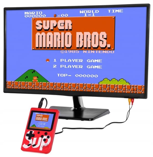 MINIKONSOLI RETRO PELI KANNETTAVA 400 PELIT TV MARIO GAME BOY CLASSIC SUP