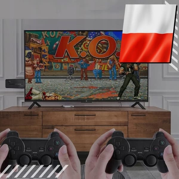 RETRO HDMI TV KONSOLI TV PELI 2 PADS +20000 PELIT PS1 EMULAATTORI + 64gb