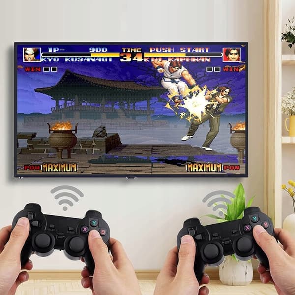 RETRO HDMI TV KONSOLI TV PELI 2 PADS +20000 PELIT PS1 EMULAATTORI + 64gb