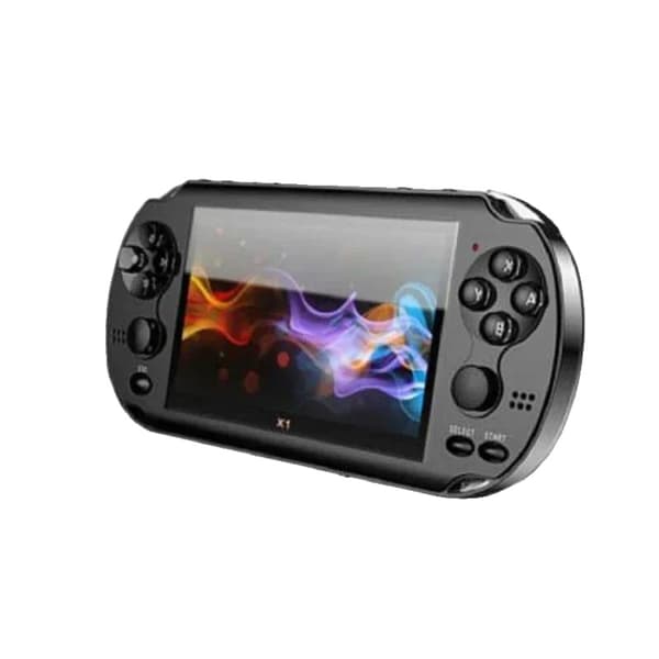 Game Console, 4.3 tuuman näyttö, 5000 sisäänrakennettua peliä,musta