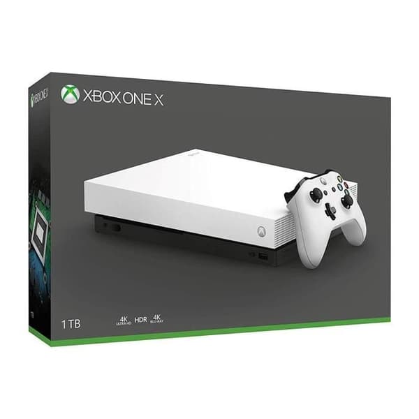 Xbox One X 1 To Utgåvan Robotvit - Återremanufakterad - Mycket bra skick
