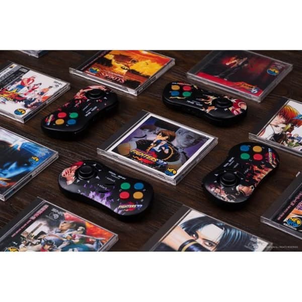 Terry Bogard Edition: 8Bitdo Manett Bluetooth Stil SNK Neo Geo - kompatibel med PC Windows, Android och Neo Geo Mini
