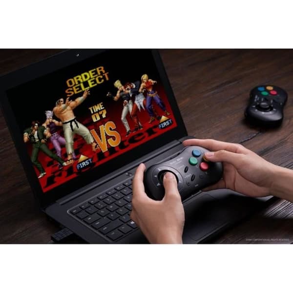 Manett Bluetooth - 8Bitdo - Stil SNK Neo Geo - Kompatibel med PC, Android - Begränsad upplaga - Svart