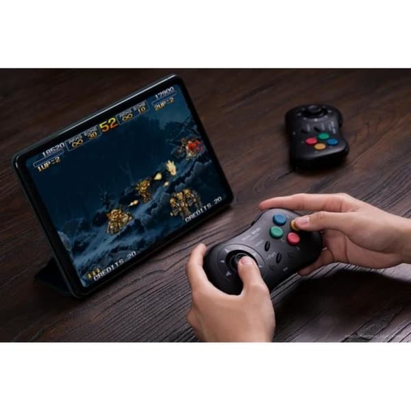 Manett Bluetooth - 8Bitdo - Stil SNK Neo Geo - Kompatibel med PC, Android - Begränsad upplaga - Svart