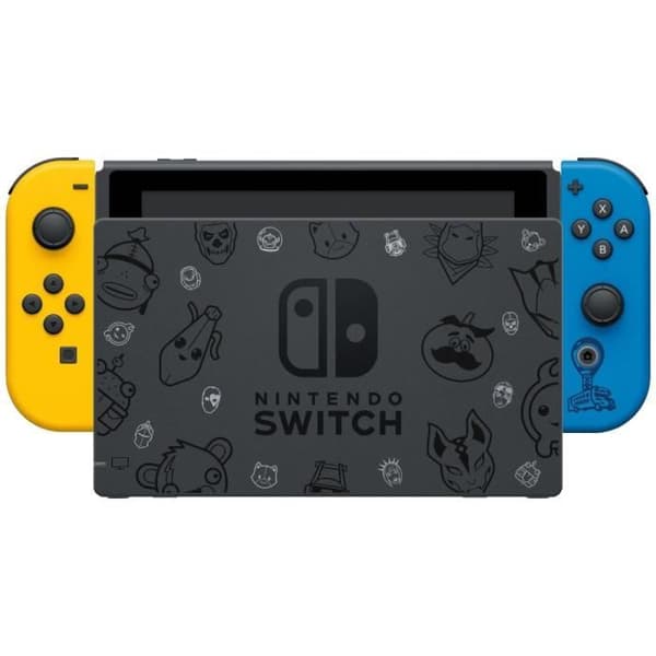 Nintendo Switch-konsol • Fortnite Limited Edition + Fortnite (förinstallerat) + Panther Pack + 2000 V-Bucks