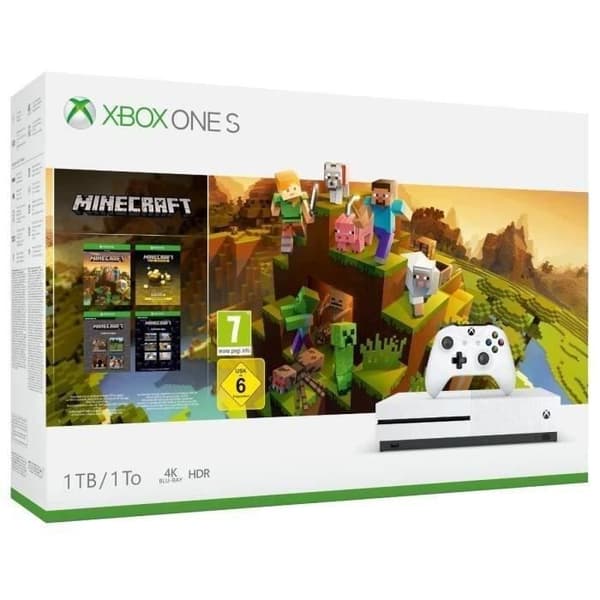 Xbox One S 1 TB Minecraft Creator