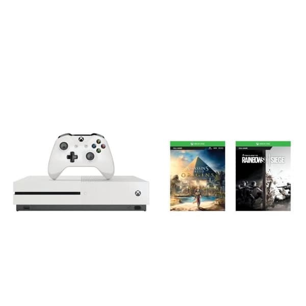 Xbox One S 1TB Assassin's Creed Origins + Rainbow Six: Siege