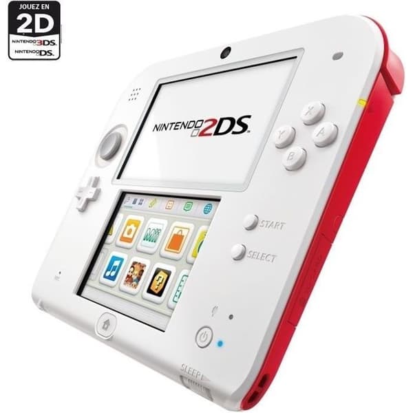 2DS vit och röd- USED Röd, Vit