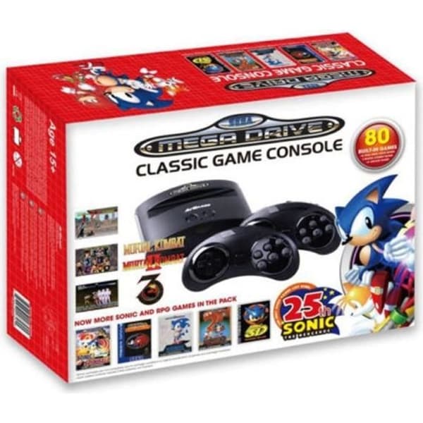 Sega Retro Megadrive Classic Edition Sonic 25th Anniversary Console