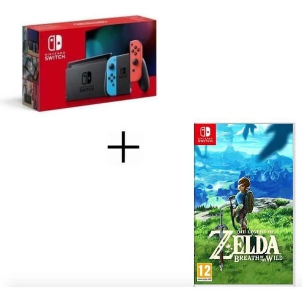 KONSOLL NINTENDO SWITCH + ZELDA BREATH OF THE WILD