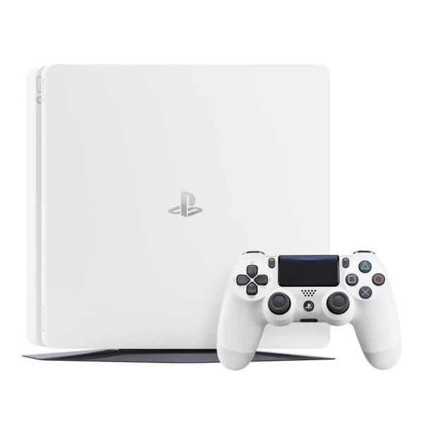 Konsol PS4 Slim 500GB Vit/Glacier Vit - PlayStation Official- USED