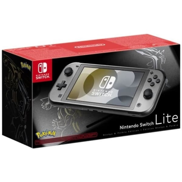 Nintendo Switch Lite bärbar konsol • Pokémon Dialga &amp; Palkia Limited Edition Svart