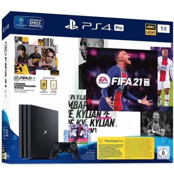 Konsol PS4 PRO 1TB+ FIFA 21- USED