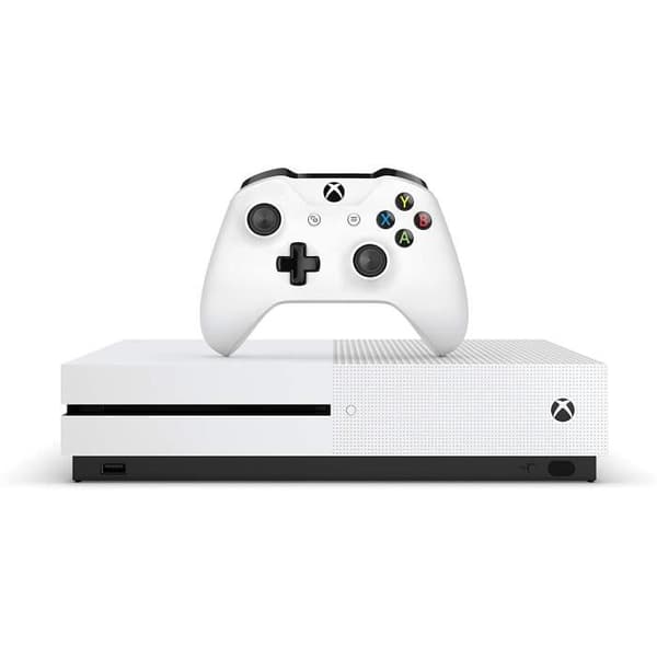 Xbox One S 1TB-konsol - Microsoft - Forza Horizon 4 - Vit - Integrerad 4K Bluray-spelare