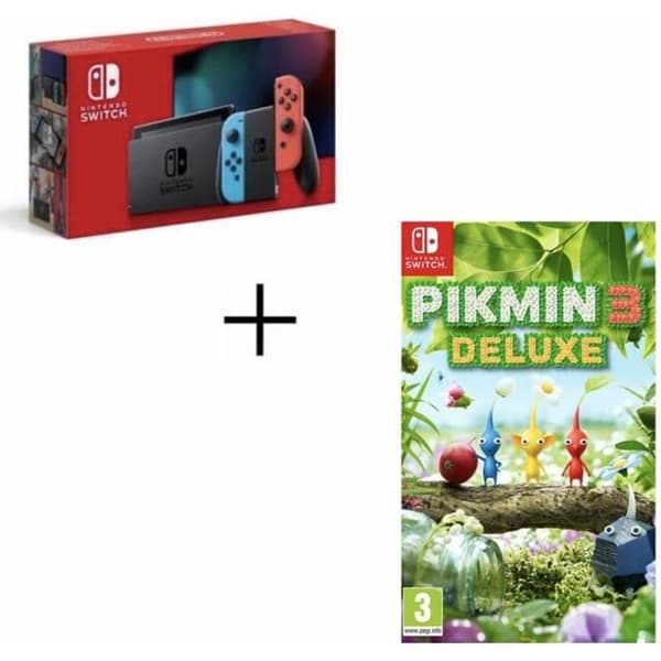 Nintendo Switch-konsol + PIKMIN 3 DELUXE