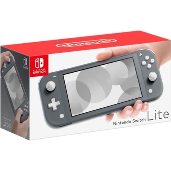 Nintendo Switch Lite-konsol - Grå JP-version Original USA-laddare med US-FR-adapter