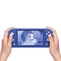 Miniatyrbild 4 av 4: Bärbar konsol - Nintendo - Switch Lite - Blå - Original US-laddare - US-FR-adapter