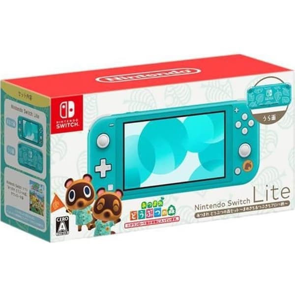 Nintendo Switch Lite edition Animal Crossing: New Horizons (Méli et Mélo Hawaii) JP version Original USA laddare + US-FR adapter