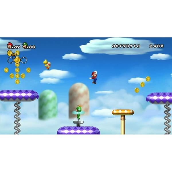 Nintendo Red Nya Super Mario Bros Mgames62 Wii-konsol- USED