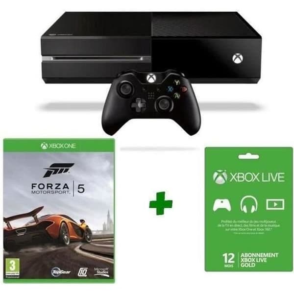 XBOX One Console + Forza Motorsport 5 Game + Live- USED