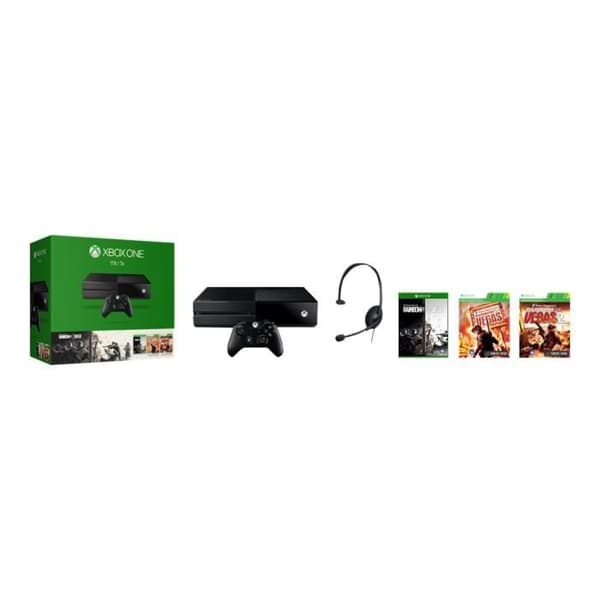 Konsol för vardagsrum - Microsoft - Xbox One Rainbow Six Siege Bundel - 1 To HDD - Svart färg - Inkluderat paket