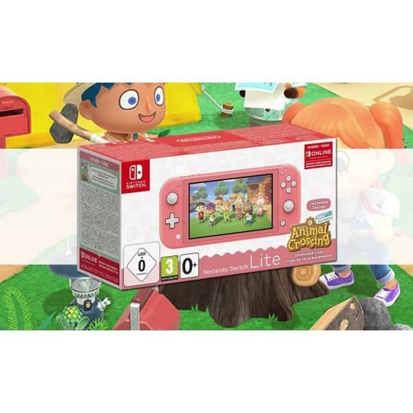 Bärbar konsol - Nintendo - Nintendo Switch Lite - Animal Crossing - Pokémon Skimrande Pärla