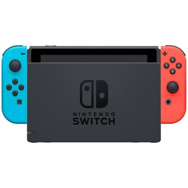 Nintendo Switch-konsol • Neonblå &amp; Neonröd