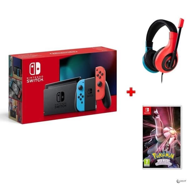 Bärbar konsol - Nintendo - Switch Standard Edition - Svart - Pokémon-licens
