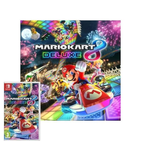 Nintendo Switch-konsol Neon Red/Neon Blue32GB + Mario Kart 8 Deluxe