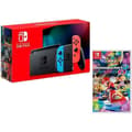 Miniatyrbild 1 av 4: Nintendo Switch-konsol Neon Red/Neon Blue32GB + Mario Kart 8 Deluxe