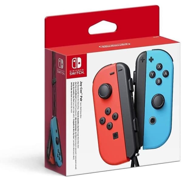 Nintendo Switch Par Joy-Con-kontroller - höger neonblå/vänster neonröd