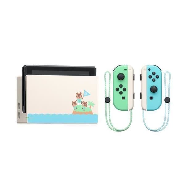 Nintendo Switch Animal Crossing New Horizons-konsol (spelnedladdningskod ingår)- USED