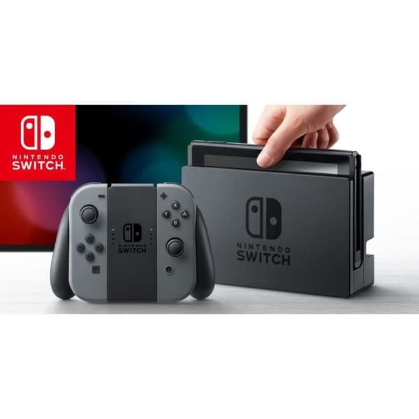 Bärbar konsol - Nintendo - Switch Grey Joy Con - UK Version - HDMI - Grå - 3 mars 2017