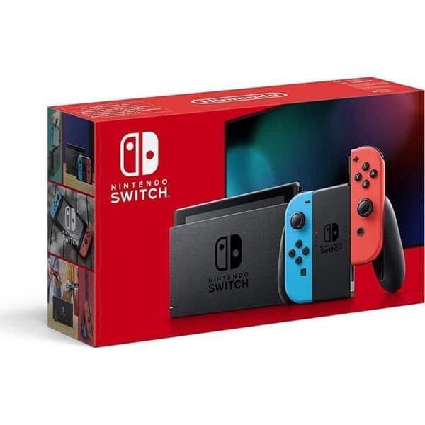 Nintendo Switch V2 Röd &amp; Blå