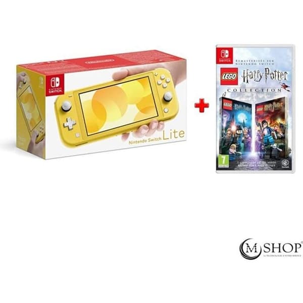 Packa Nintendo Switch Lite Gul + LEGO Harry Potter