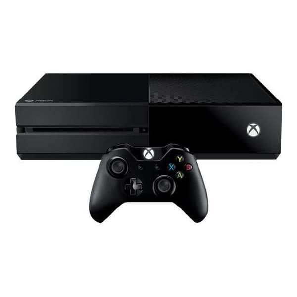 Microsoft Xbox One spelkonsol 500 GB hårddisk mattsvart med Kinect