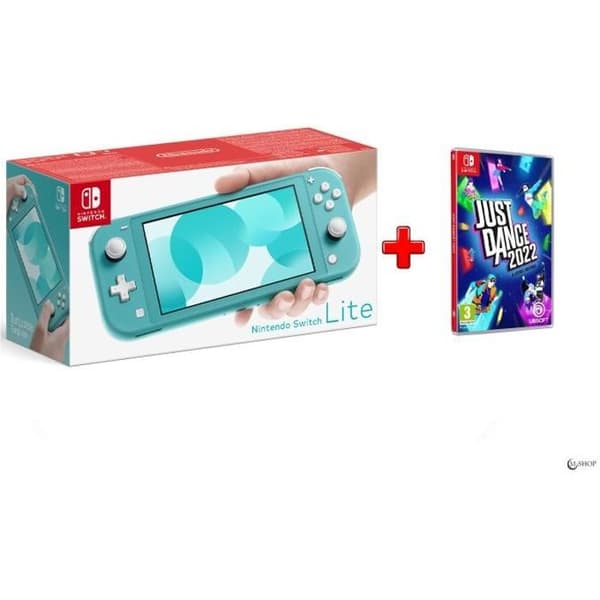 Nintendo Switch-spel Just Dance 2022 - Paket med Nintendo Switch Lite-konsole i gult