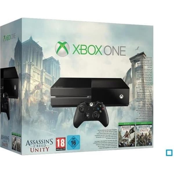 Salongkonsol - MICROSOFT - XBOX ONE - 500 Go - 3 Spel Inkluderade - Svart- USED