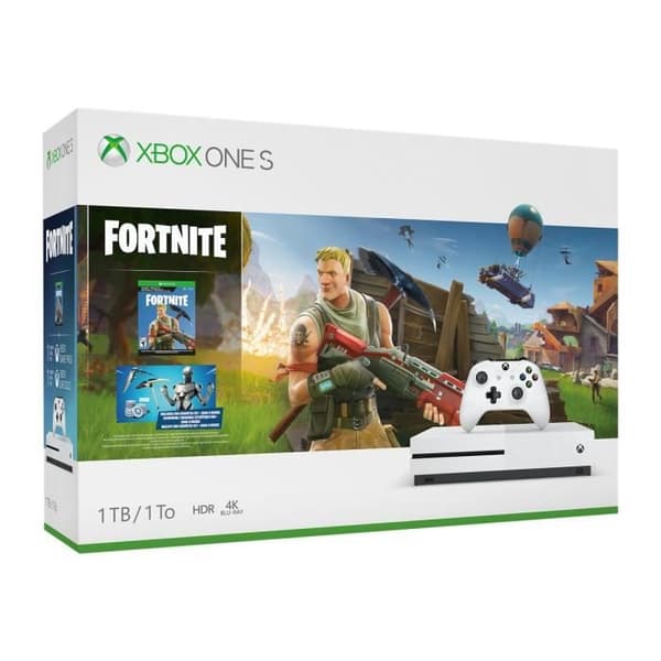 Microsoft Xbox One S Forza Horizon 4 Bundle spelkonsol 4K HDR 1TB HDD vit robot Forza Horizon 4