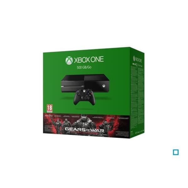 Konsol Xbox One 500 GB Svart + Spel Gears of War - Ultimate Edition