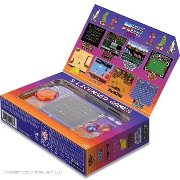 Bärbar konsol - My Arcade - Data East Hits - 308 spel - Bakgrundsbelyst skärm - Kompakt