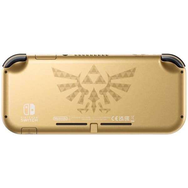Nintendo Switch Lite bärbar konsol • Hyrule Limited Edition + 12 månaders NSO-prenumeration med tilläggspaket (kod)