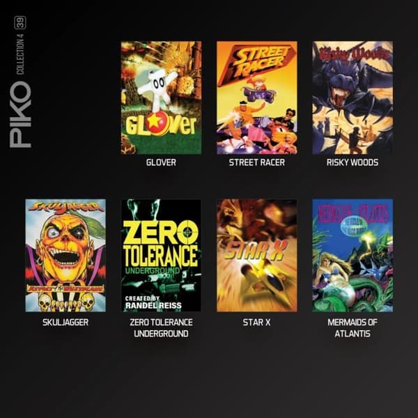Cartouche Arcade nr 39 - Evercade - Piko Collection 4 - 10 olika spel - Multi-plattform - Standardutgåva