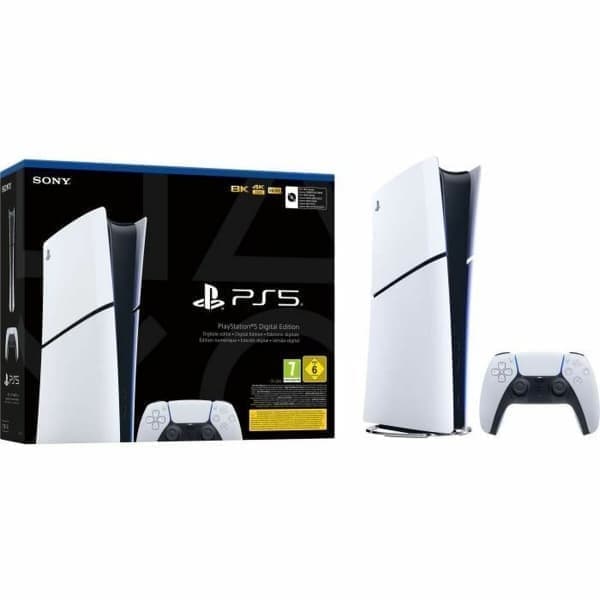 Sony PS5-konsol SLIM Digital Edition D-Chassi 1TB