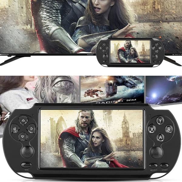 TD® Dual Joystick handhållen spelkonsol 5,1 tum uppgraderat 8G-minne med stor kapacitet - INNOVTEC