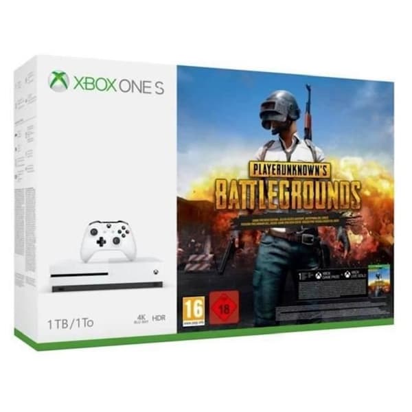 XBOX ONE S-konsol + Call of Duty Modern Warfarere-spel- USED