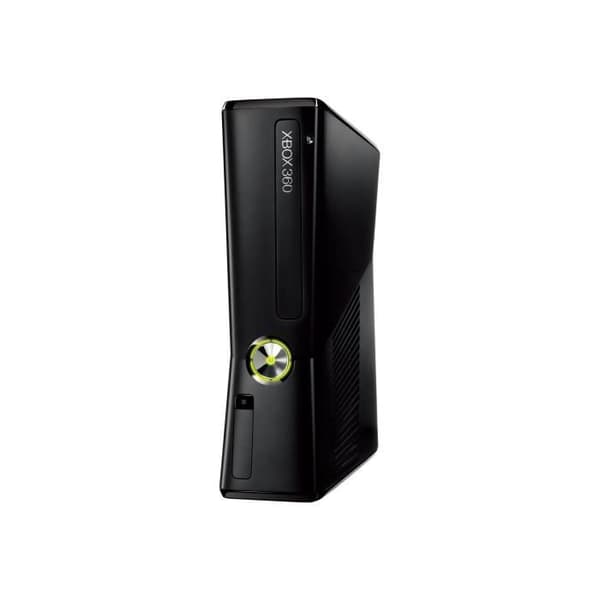 Microsoft Xbox 360 spelkonsol 250 GB hårddisk mattsvart- USED