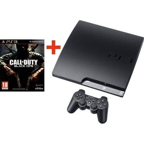 Sony PS3-konsol - 160 GB - Svart - Call of Duty Black Ops- USED