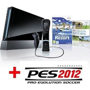 Wii NOIRE SPORTS RESORT + PES 2012- USED